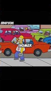 Homer's driver's license was confiscated. #anime #animerecap #TheSimpsons