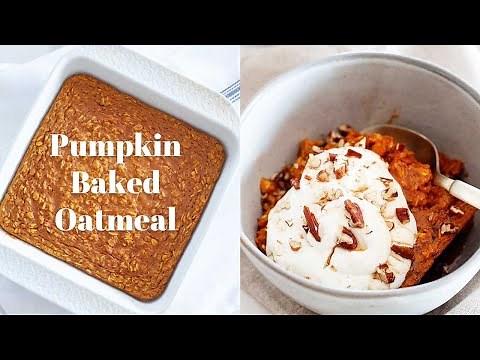 Easy Pumpkin Baked Oatmeal Recipe
