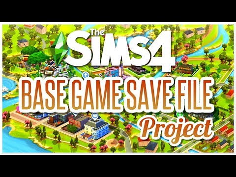 BASE GAME SAVE FILE Project UPDATE 1 || The Sims 4