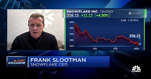 Watch CNBC's full interview with Snowflake CEO Frank Slootman