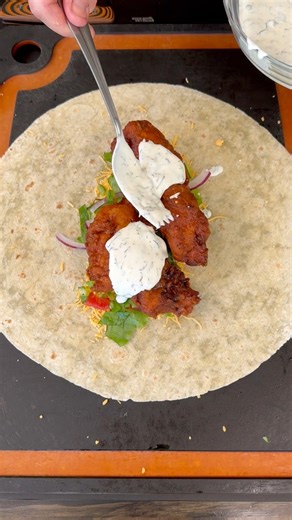 54K views · 712 reactions | Spicy Chicken Wraps | Grillnation | Facebook