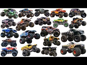 20 Most AWARDED MONSTER TRUCKS Of all Time 🏆 Grave Digger, Bigfoot, Max-D, El Toro Loco, Avenger