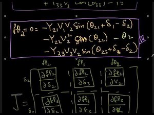 Newton Raphson Load Flow Solution - 3 Bus - Part 2 of 3