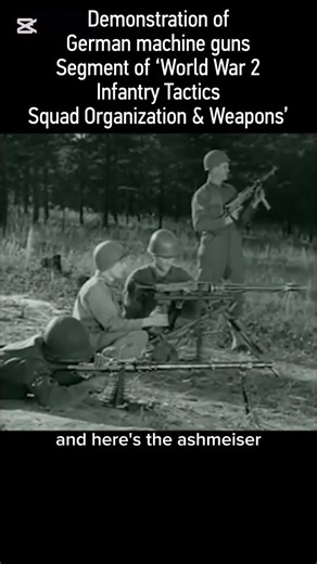 U.S. soldiers show the sound of German weapons footage ww2 #army #military #ww2 #history #shorts