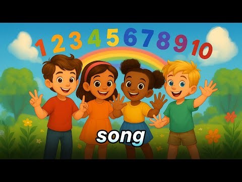 Count 1 to 10 Song for Kids 🌈 Fun Numbers Song for Toddlers & Preschool