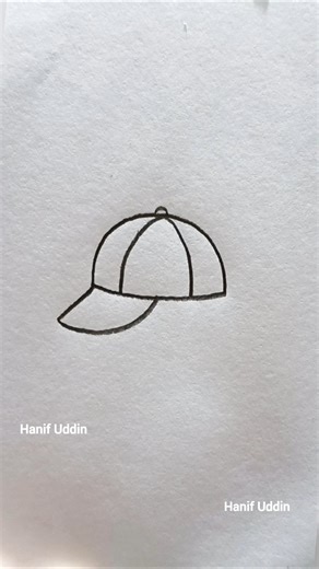 how to draw a Cap 🧢
