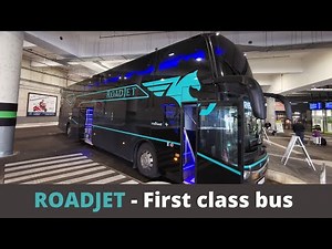 ROADJET - The First Class long distance bus in germany! Luxury bus ride
