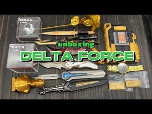 Ultimate Delta Force Game Weapon Crafts Unboxing