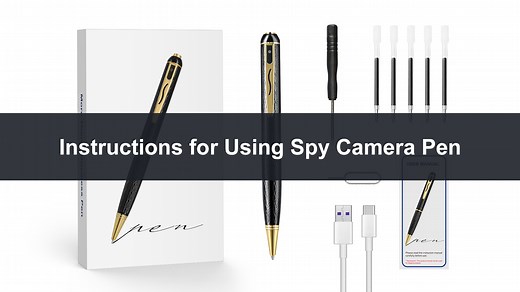 Watch Instructions for Using Spy Camera Pen on Amazon Live