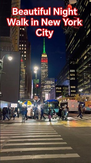 Beautiful Night Walk in New York City | Stunning NYC Night Tour #newyorkcity #usa #travel