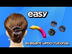How to Do Quick Updos? Super Easy Short Hair Updo Tutorial