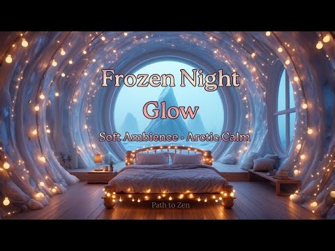 Beautiful Frozen Night Glow ❄️ | Calm Ambient Winter Escape