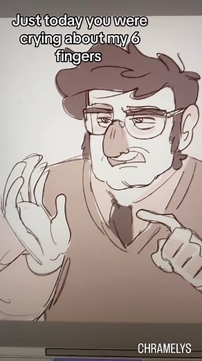 Chram 💞 | Ford and McGucket shenanigans - Do you think Ford flips ppl off with two fingers in the middle or make a double flip with a finger down-... | Instagram