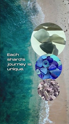 🌊 Ever wondered how sea glass is formed?
