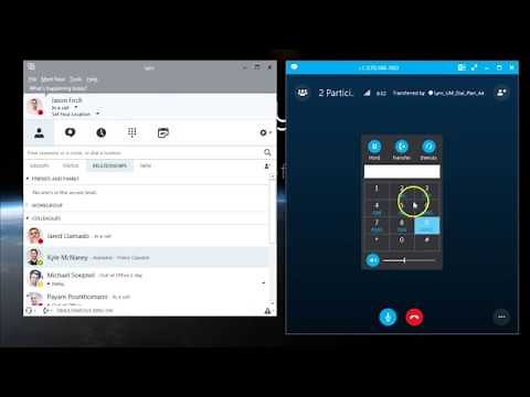 03 - How to Transfer a Call in Skype for Business