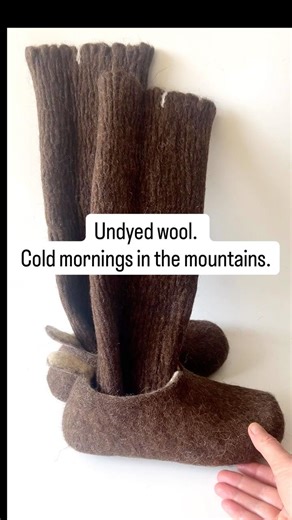 Undyed Wool Slippers & Boot Liners — Cold Mountains