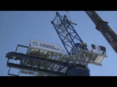 LCL700 luffing-jib tower crane by COMANSA