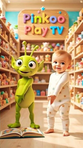 Part-13 | Baby and green Alien Dance | Dame to Casita #babydance #aliendance #greenalien #shorts