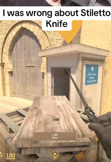 Stiletto knife movement buff is real 😱 #counterstrike #cs2 #stilettoknife #movement #buff
