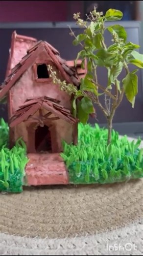 cardboard house #diy #shortvideo #shorts