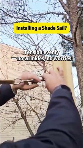 Installing a Shade Sail? Don't Skip These Key Details! #backyard #diy #shadesail #outdoor