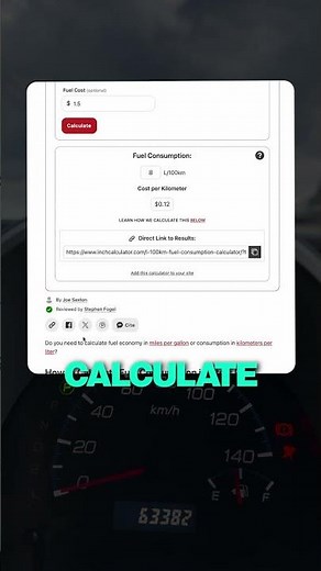 ⛽ Doing fuel math in your head? Don’t. Convert liters per 100km to MPG (or vice versa) in seconds.