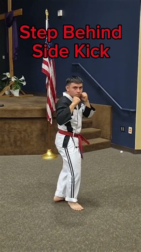 Red Belt | Step Behind Side Kick