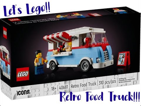 Lego Build - Retro Food Truck