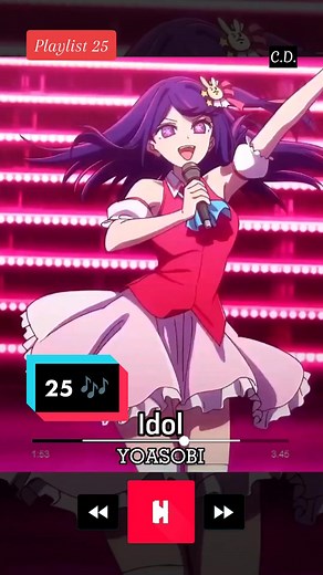 PlayList 25 #playlist #opening #anime #idol #yoasobi #oshinoko #aimer #escalate #nierautomata #jpop #foryou :v