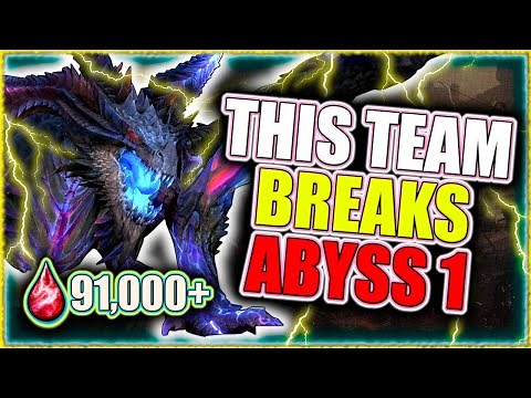 I Hit 90k on Abyss 1 Using this Team - Here's How! Full Guide - Watcher of Realms