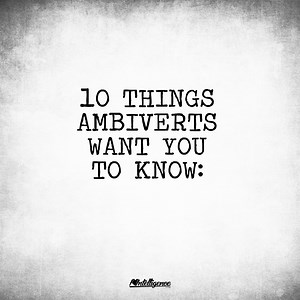 19M views · 2.7K reactions | Also known as an ambivert, an extroverted introvert is someone who exhibits qualities of both introversion and extroversion. Like Intelligence is sexy | I Heart Intelligence | Facebook
