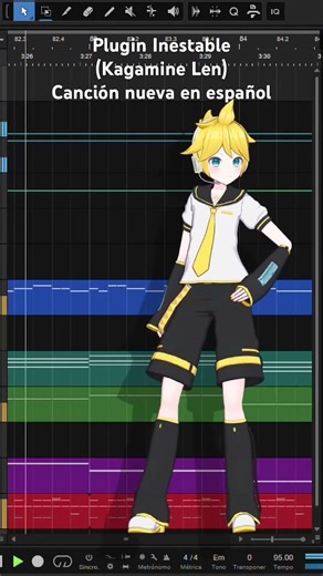 Nueva canción Vocaloid en español!! Plugin Inestable con Kagamine Len V4 #musica #vocaloid