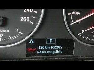 Die Bremsanzeige des BMW X1 F48 zurücksetzen.