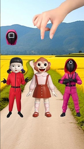 Squid Game, Red Light Green Light ,monkey, head challenge squid Game season 3, Netflix Trailer