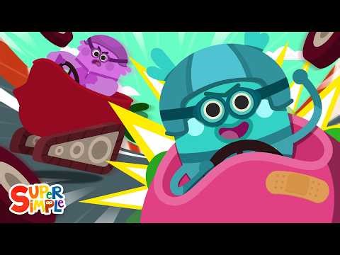 Racing Radishes | Race Car Veggie Adventure for Kids! 🏎️ | The Bumble Nums