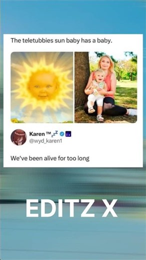 😂 The Teletubbies Sun Baby Grew Up... and Had a Baby! ☀️👶🤣 #meme #memes #funnymeme