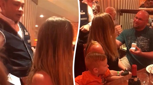 Cruise staff accidentally ruin proposal by celebrating before question's asked