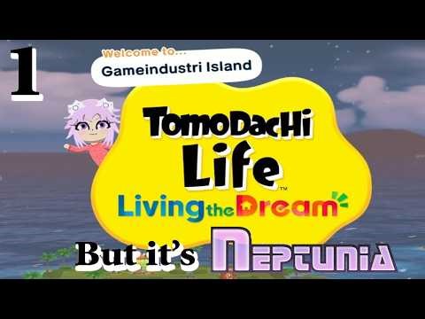 GAMINDUSTRI ISLAND! Tomodachi Life but it's Neptunia Episode 1: (Demo Playthrough)