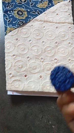 First Time || প্ৰথমবার😊😊#painting #fabricart #block print#youtubeshorts