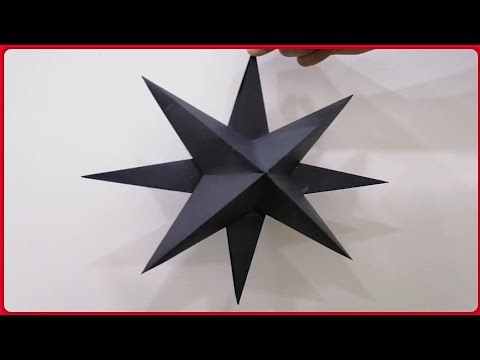 How to make 3D Paper Star | Easy Paper Star | Origami Star