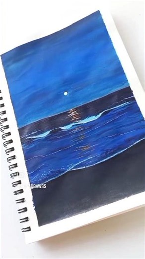 Seascape Painting | Easy Acrylic Painting | Tape Peeling