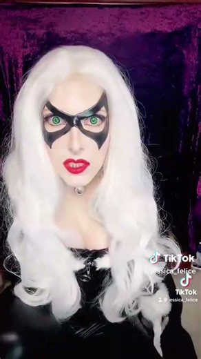 Jessica Felice: Black Cat #Cosplay Style #Shorts: Fun Marvel Makeup Costume Dress Up Super Fan!