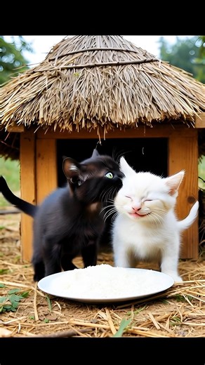 Poor Cat Returns Lost Money – Rich Cats Regret It! 🐱💰#ai #cat #catshorts #aivideo.