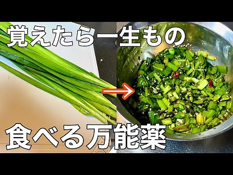 一生おかずに困らない栄養満点‼️「万能ニラだれ」の作り方