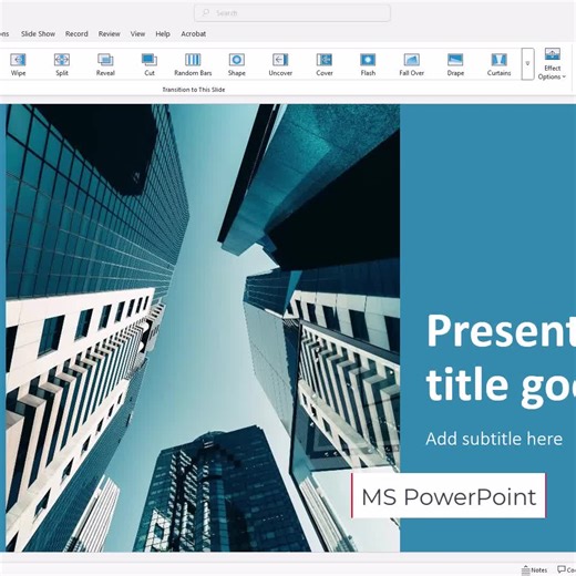 MS PowerPoint Converting Presentations to Video
