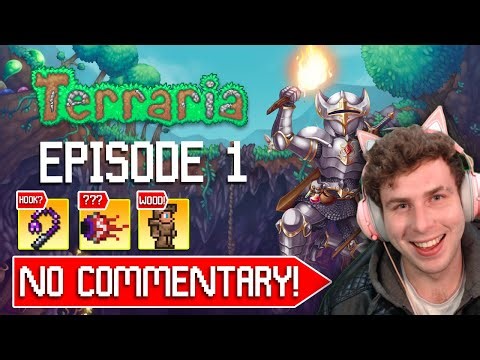 Zero Commentary Longplay - Terraria - Episode 1 - A New Beginning