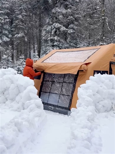 272K views · 6K reactions | Camping in a Snowstorm (long version) | Yupy Nino | Facebook