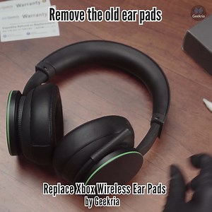 How to Replace Xbox Wireless Headphones Ear Pads / Cushions | Geekria