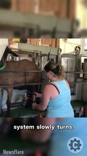 A Carousel for Goats? 🎠🐐 Modern Farming is Wild! #shorts