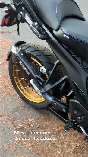 Bmw R 1300 GS full exhaust system ( Akrapovic muffler + Arrow headers) #bmwr1300gs #exhaust